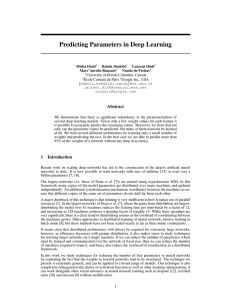 Predicting Parameters in Deep Learning