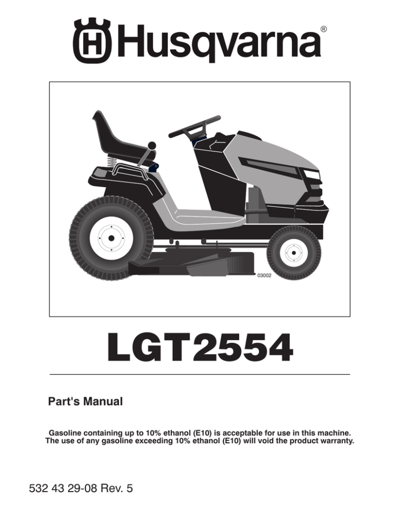 IPL, HUSQVARNA, LGT2554, 96045001701, 2012