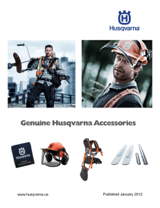 Genuine Husqvarna Accessories