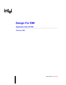 Design for EMI Application Note