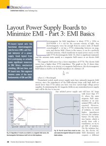 Layout Power Supply Boards to Minimize EMI