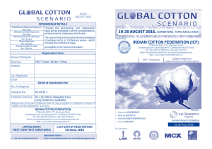 INDIAN COTTON FEDERATION (ICF)