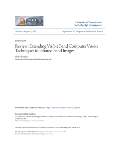 Review: Extending Visible Band Computer Vision Techniques to