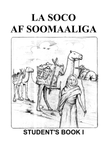 LaSoco Af-Soomaaliga - Students Book 1 (by Joy Carter)