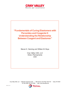 Fundamentals of Curing Elastomers with Peroxides