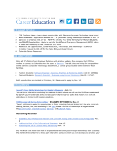 IN THIS ISSUE: OCT. 27-31 CCE EMPLOYER NEWS