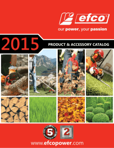 EFCO procducts catalog