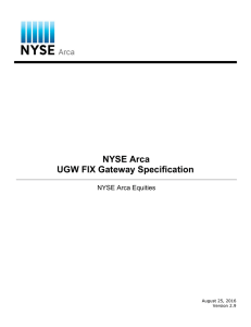 FIX Specification - New York Stock Exchange