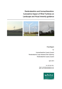 Cumulative Impact of Wind Turbines on Landscape and Visual