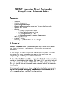 Using Virtuoso Schematic Editor
