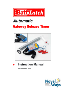 Automatic Gateway Release Timer
