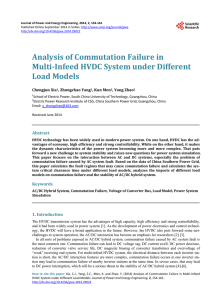 Analysis of Commutation Failure in Multi