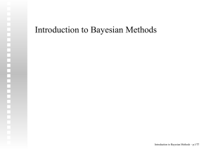 Introduction to Bayesian Methods