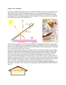Proper Attic Ventilation - NCW Home Inspections, LLC