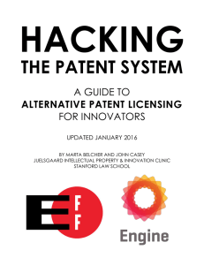 the patent system - Electronic Frontier Foundation