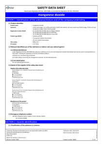 Manganese dioxide document