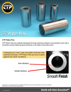 CTP Piston Pins CTP Piston Pins