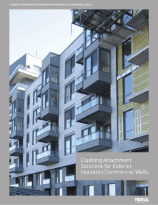 Cladding Attachment Solutions for Exterior Insulated