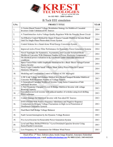 B.Tech EEE simulation