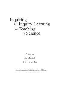 Inquiring into Inquiry Learning and Teaching in Science