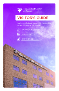 Visitors Guide - Medical Center of Aurora