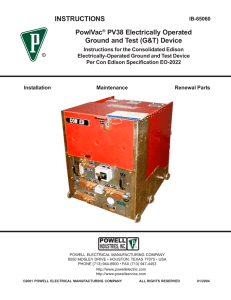 IB-65060 PV38 with AT Mech - 38kV Electrically