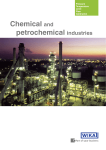 Chemical and petrochemical industries
