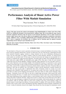 Performance Analysis of Shunt Active Power Filter With Matlab