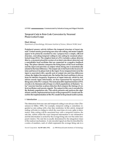 Temporal-Code to Rate-Code Conversion by Neuronal Phase