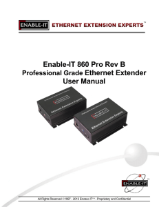 Enable-IT 860 Pro Rev B User Manual