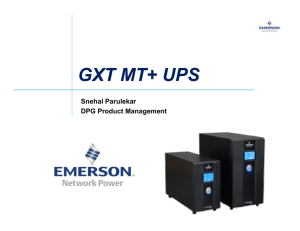 GXT MT+ UPS - RSP Power Solutions