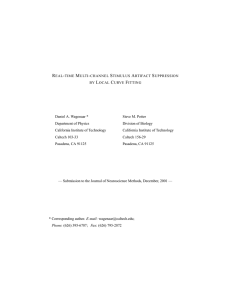 real-time multi-channel stimulus artifact suppression