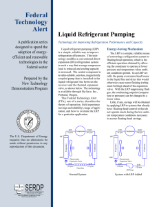 Liquid Refrigerant Pumping