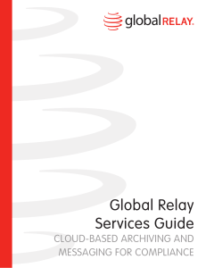 Global Relay Services Guide