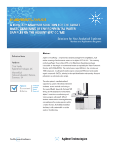 a turn-key analyser solution for the target based screening