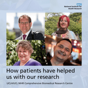 How patients have helped us with our research