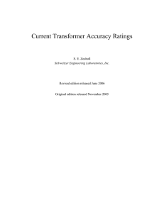 Current Transformer Accuracy Ratings