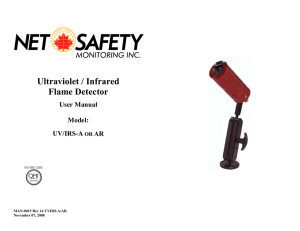 Ultraviolet / Infrared Flame Detector