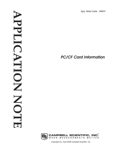 PC/CF Card Information