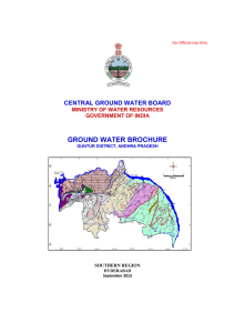 ground water brochure - Central Ground Water Board