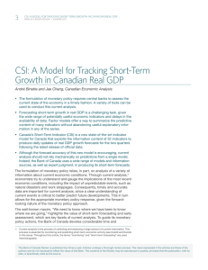 CSI: A Model for Tracking Short-Term Growth in