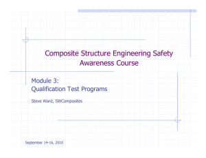 Qualification Test Programs