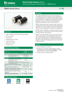 EPCOS B72210S2301K101 B722 Series 385 V 300 Vrms 775 V Clamp 3500 A 200 pF AdvanceD Leaded Varistor s 100 item