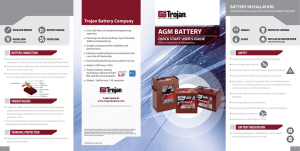 agm battery - Trojan Battery