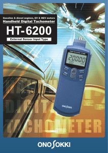 HT-6200 Handheld Digital Tachometer
