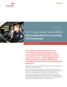 The “FirstNet-Ready” Mobile Office: Top Considerations for
