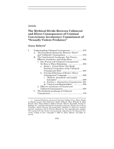 The Mythical Divide Between Collateral and Direct Consequences