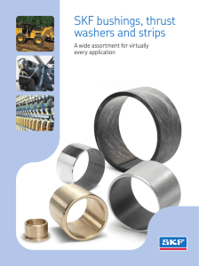 SKF bushings, thrust washers and strips