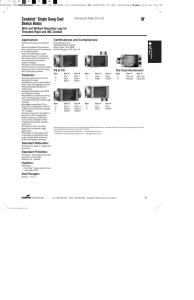 Cooper Crouse-Hinds - Condulet Cast Device Boxes