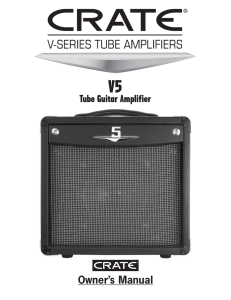 Tube Guitar Amplifier